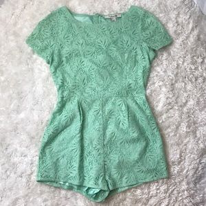 Mint green romper